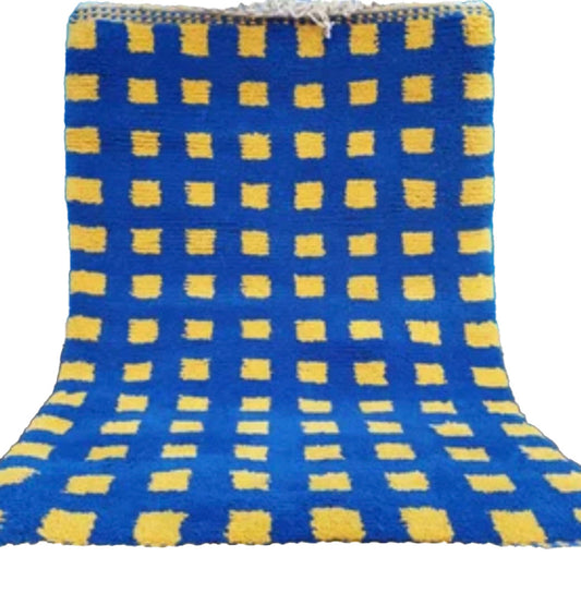 Moroccan Tuareg Checker Rug